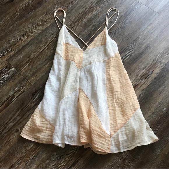 Urban Outfitters Tops - Urban Outfitters / Nude White Tank Blouse
